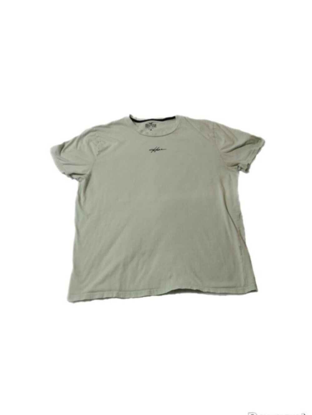 Hollister Mens Green Short Sleeve Logo Shirt Size XL EUC Casual Tee